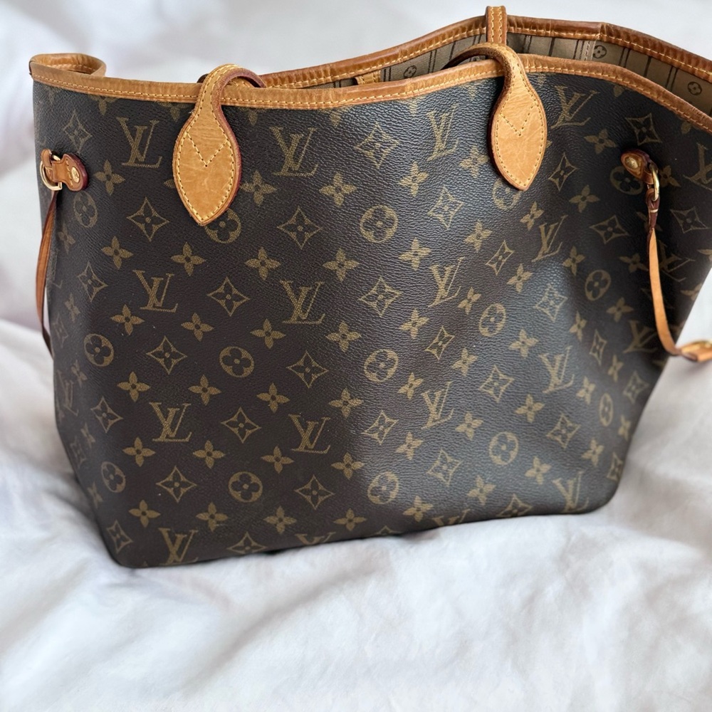Louis Vuitton Classic Monogram Tote in Brown and Tan